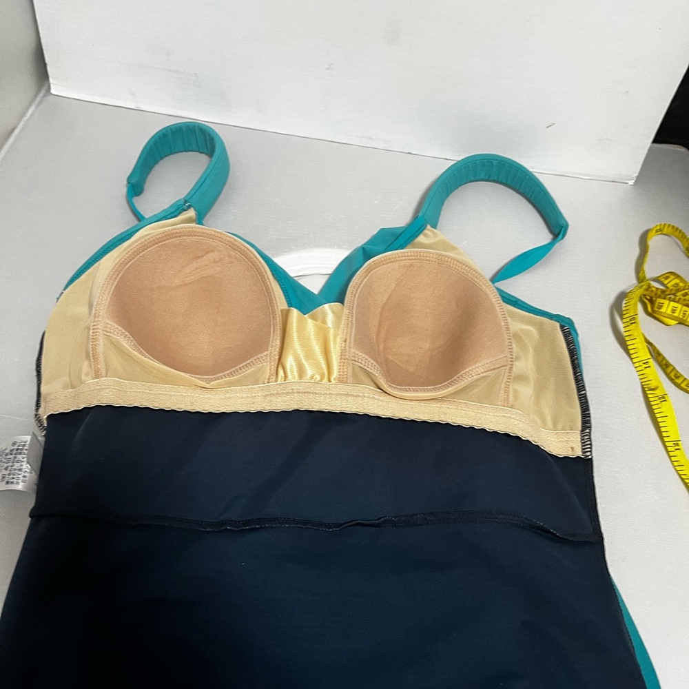Lands' End Teal One Piece Swimsuit - Picture 6 of 7